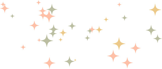 Star sparkle Colourful element.