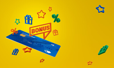 A credit card & a bonus reward program