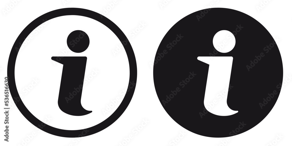Fototapete ofvs171 OutlineFilledVectorSign ofvs - information vector icon . isolated transparent . info point . black outline and filled version . AI 10 / EPS 10 . g11510