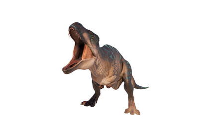 Fototapeta na wymiar acrocanthosaurus png. acrocanthosaurus on a hollow background