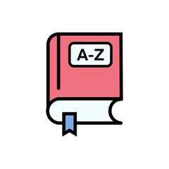 Dictionary Icon Png, Vocabulary isolated on transparent background