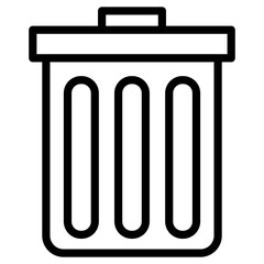 rubbish bin icon