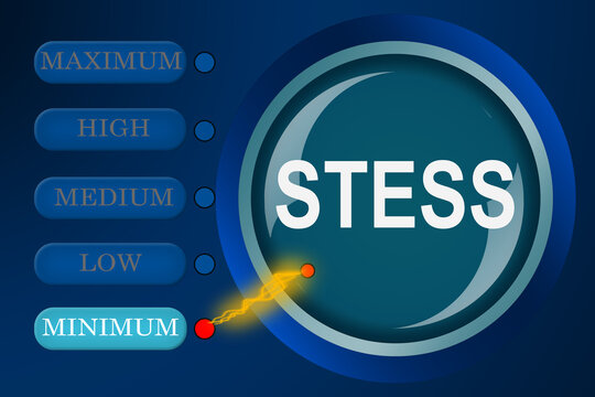 Stress Levels Knob Button With Minimum Stress