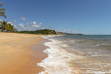 Obraz premium natural landscape in the district of Trancoso in the city of Porto Seguro, State of Bahia, Brazil