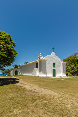 Fototapeta na wymiar church in the district of Trancoso in the city of Porto Seguro, State of Bahia, Brazil