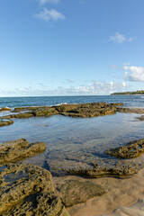 natural landscape in the district of Trancoso in the city of Porto Seguro, State of Bahia, Brazil