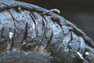 flat tyres, tires, wast tires