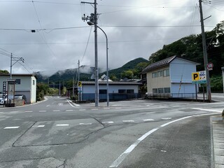 Fototapeta na wymiar 山寺駅周辺の景色