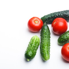 fresh vegetables on a plate