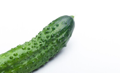 cucumber isolated on white background