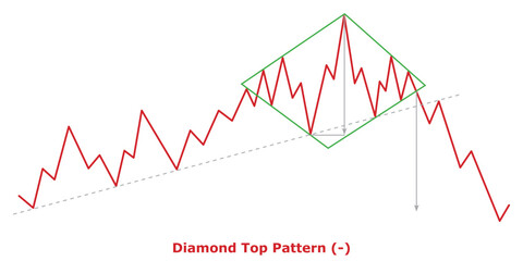 Diamond Top Pattern (-) White & Black
