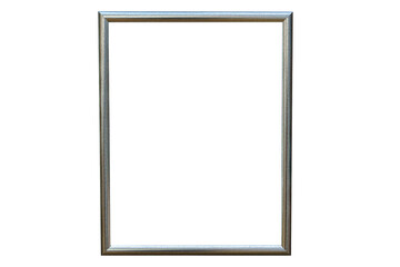 Photo frame or picture with copy space on a white isolated background