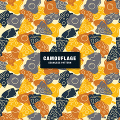 Food Camouflage Seamless Pattern