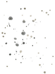 Watercolor abstract blue splash. Cut out hand drawn PNG illustration on transparent background. Watercolour clipart drawing.