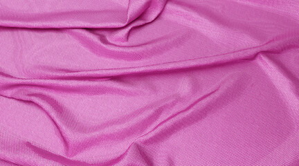 digital bright gaudy pink woven linen cloth texture 3D Rendering