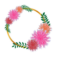 wreath from flowers