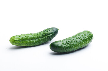 cucumber isolated on white background