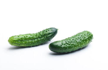 cucumber isolated on white background