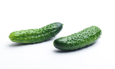 cucumber isolated on white background
