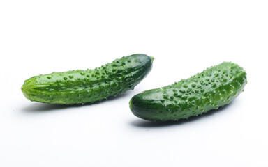 cucumber isolated on white background