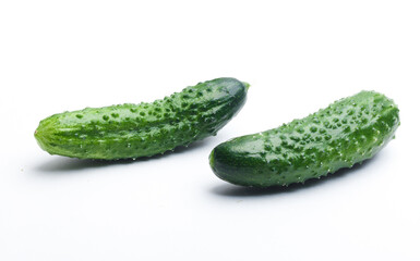 cucumber isolated on white background