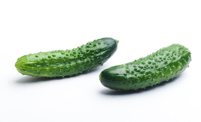 cucumber on a white background