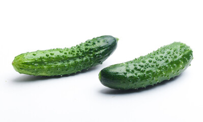 cucumber isolated on white background