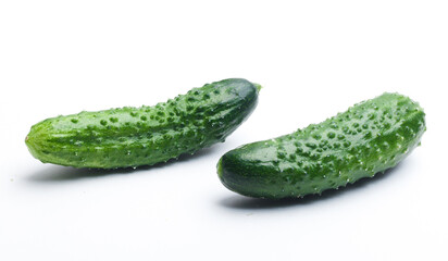 cucumber on a white background