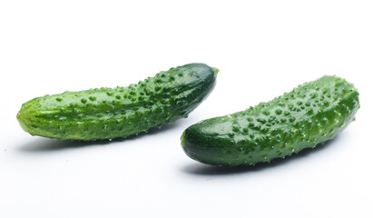 cucumber isolated on white background