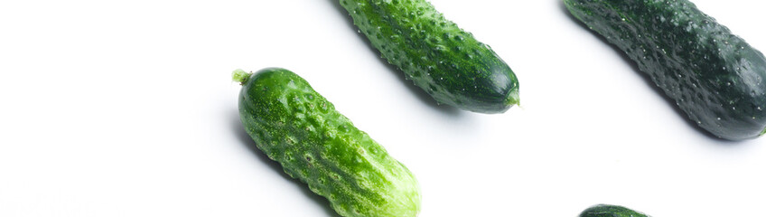cucumber isolated on white background