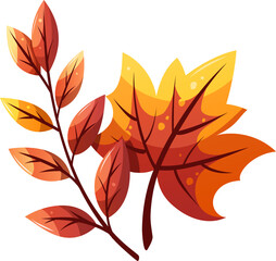 autumn leaves illustration