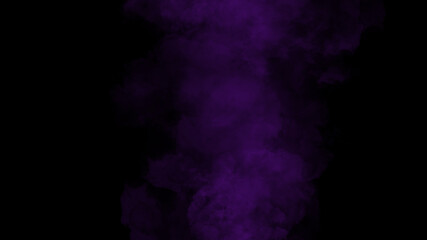 Purple smoke effect