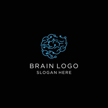 Neuron logo icon vector image