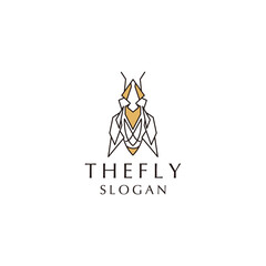 Thefly logo icon vector image