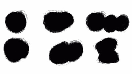 Big set of Black grunge stroke brush , banner, label, for your design, vector.