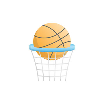 Basketball icon design template vector illustration