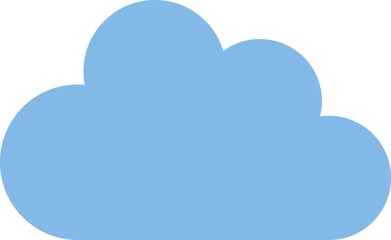 blue cloud, various weather icons