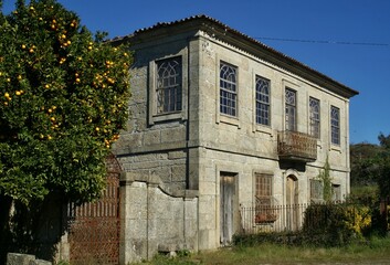 Old traditional villa in Santo Tirso, Porto - Portugal 