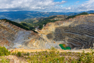 Copper quarry, Rosia Poieni, Romania