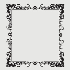 Frame, in the style of an ornament, Vector illustration eps 10, Art.