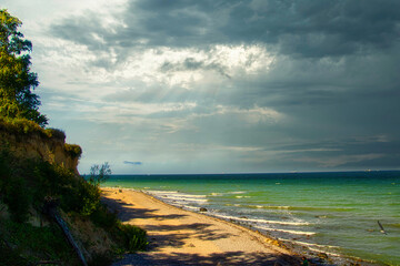 Ostsee - Meer - Warnemünde - Rostock - Seascape - Beach - Sunset - Baltic Sea Vacation Coast -...