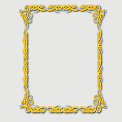 Frame, in the style of an ornament, Vector illustration eps 10, Art.