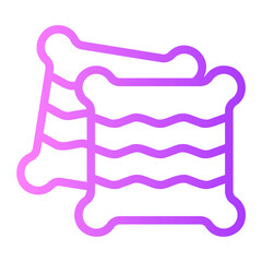 pillow gradient icon