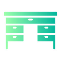 desk gradient icon