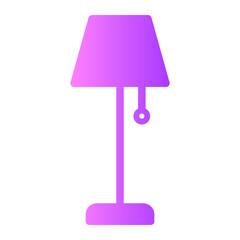 lamp gradient icon