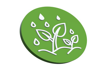 Ecological Green Energy Icons Concept Green Enviroment