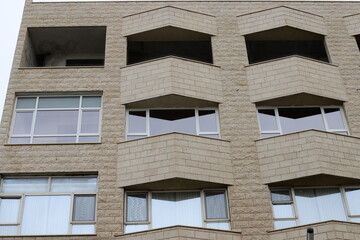 Geometric architectural details in the construction of buildings and structures in Israel.