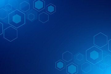 vector sci fi hexagonal futuristic pattern, innovation future technology background	
