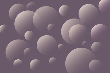 dark purple background with white bubbles