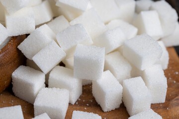 Refined white beet sugar, cubes